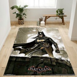 Arkham Knight Batgirl Rug  Custom Size And Printing