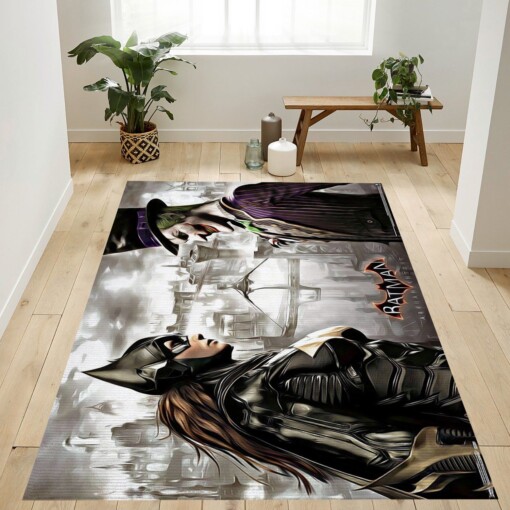 Arkham Knight Faceoff Rug  Custom Size And Printing