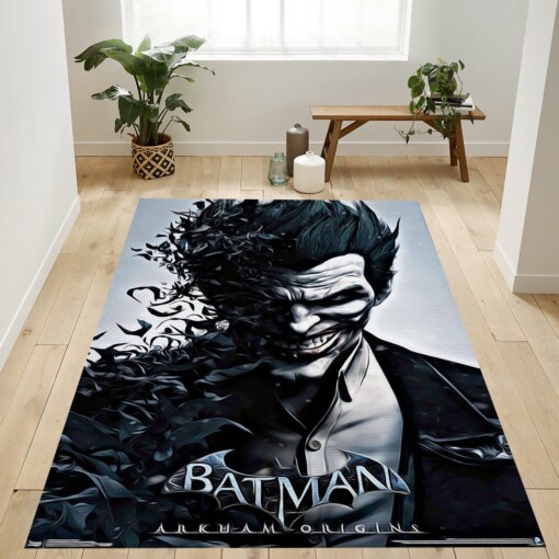 Arkham Origins Rug  Custom Size And Printing