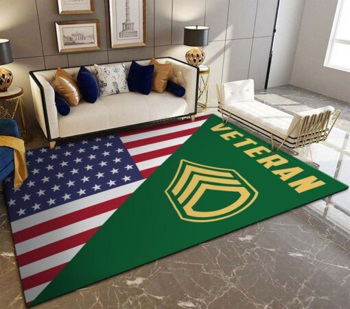 Army Rank Rug