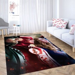 Arrow The Flash And Supergirl Living Room Modern Carpet Rug