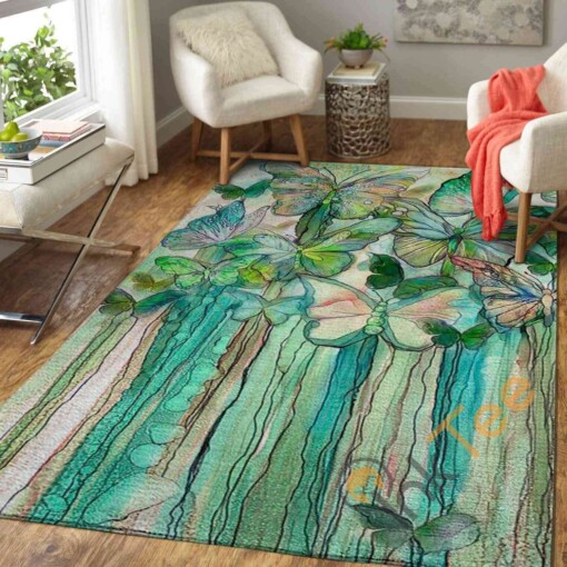 Art Of Butterfly Area Rug