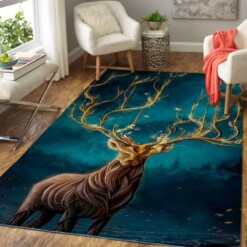 Art Of Deer Area Limited Edition Rug