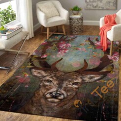 Art Of Deer Area Rug