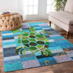 Art Of Turtle Area Rug