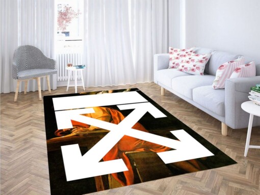 Art Off White Bold Fashion Living Room Modern Carpet Rug