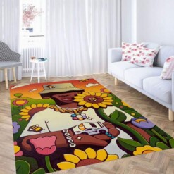 Artwork Igor Golf Wang Sunflower Carpet Rug