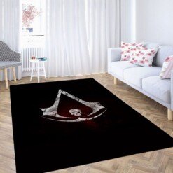 Assasins And Volcom Skull Living Room Modern Carpet Rug