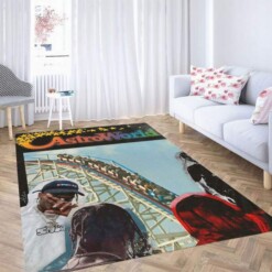 Astroworld Star Vintage Hypebeast Carpet Rug