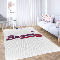 Atlanta Braves Wallpaper Carpet Rug