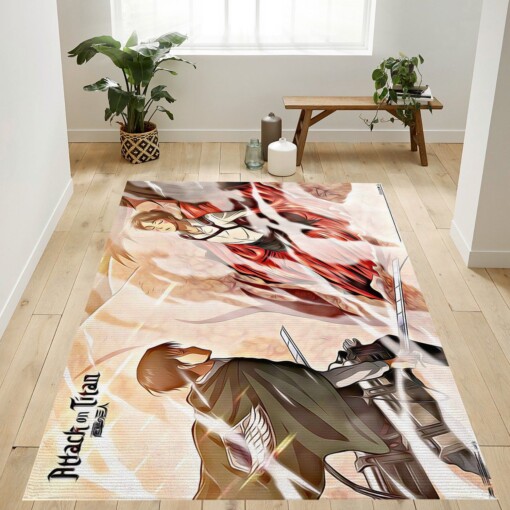 Attack On Titan Rug  Custom Size And Printing
