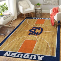 Auburn Tigers Ncaa Basketball Limited Edition Rug