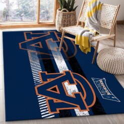 Auburn Tigers Ncaa Rug  Custom Size And Printing