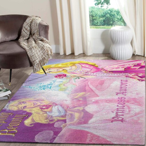Aurora In Disney Princess Family Area Limited Edition Rug