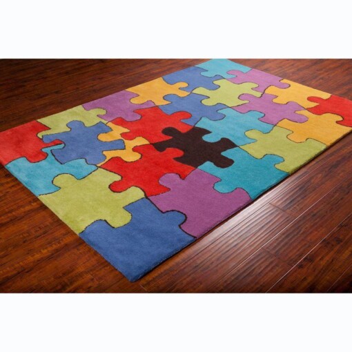 Autism Puzzle Rectangle Limited Edition Rug