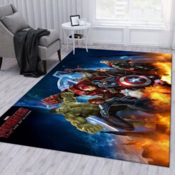 Avenger Bedroom Rug  Custom Size And Printing