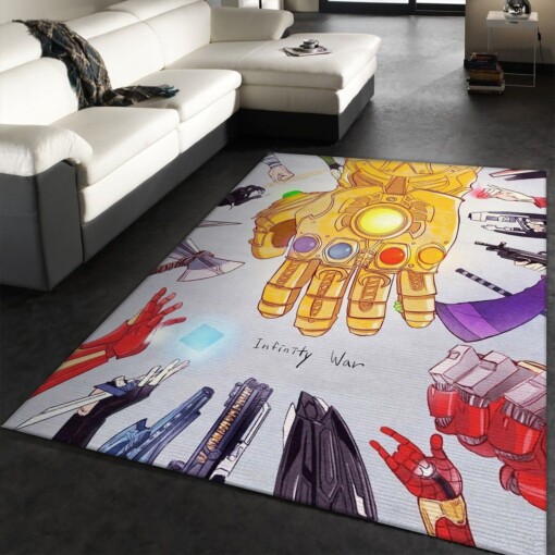 Avenger Marvel Movies Bedroom Rug  Custom Size And Printing
