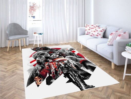 Avengers Age Of Ultron Character Living Room Modern Carpet Rug