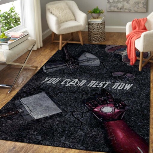 Avengers End Game Area Rug  Custom Size And Printing