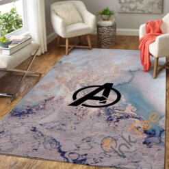 Avengers Logo Vector Area Rug