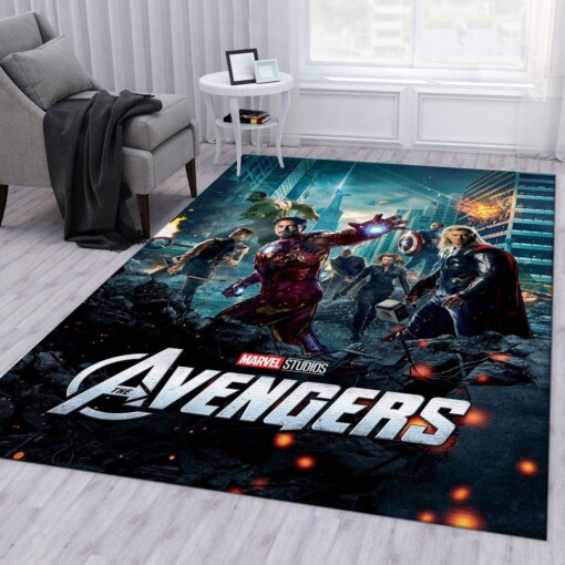 Avengers Movie Rug  Custom Size And Printing