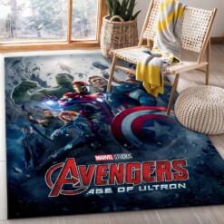 Avengers Ultron Rug  Custom Size And Printing