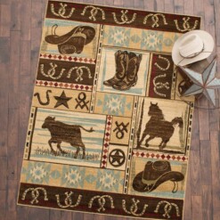 Awesome Cowboy Things Rectangle Limited Edition Rug