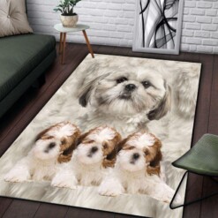 Awesome Shih Tzu Rectangle Limited Edition Rug