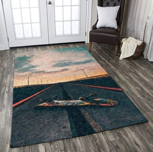 Awesome Skateboard Rectangle Limited Edition Rug