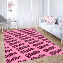 Babe Wallpaper Living Room Modern Carpet Rug