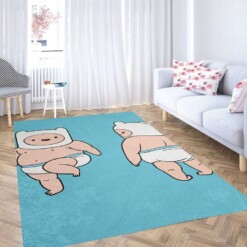 Baby Adventure Time Living Room Modern Carpet Rug