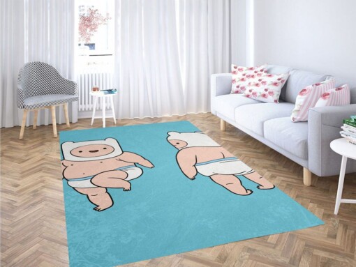 Baby Adventure Time Living Room Modern Carpet Rug