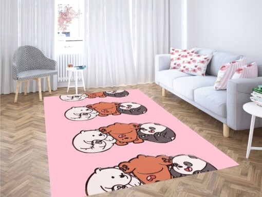 Baby Fat We Bare Bears Living Room Modern Carpet Rug