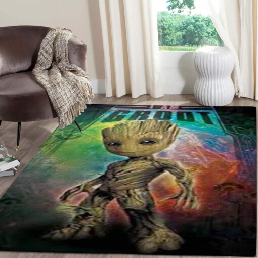 Baby Groot Area Limited Edition Rug