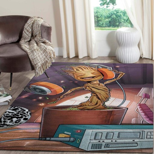 Baby Groot Area Limited Edition Rug