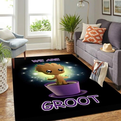 Baby Groot Guardians Of The Galaxy Carpet Floor Area Rug