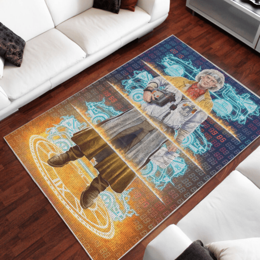 Back To The Future Area Rug