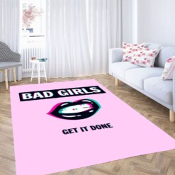 Bad Girls Get It Done Fashion Nova Carpet Rug