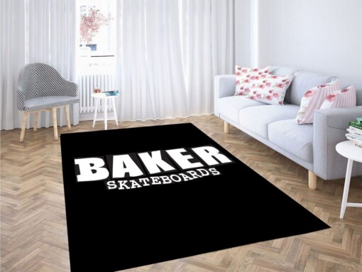 Baker Skateboards Stroke Living Room Modern Carpet Rug