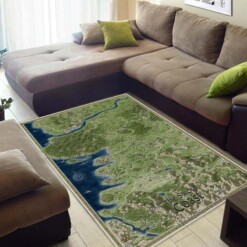 Baldurs Gate Sword Coast Map Area Rug