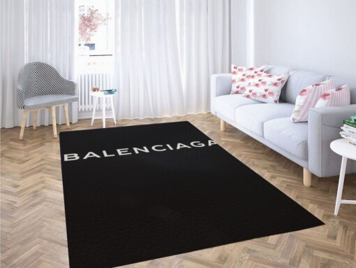 Balenciaga Bold Type Brand Living Room Modern Carpet Rug