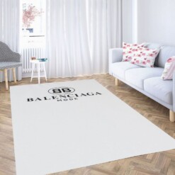 Balenciaga Mode Soft Color Grey Carpet Rug