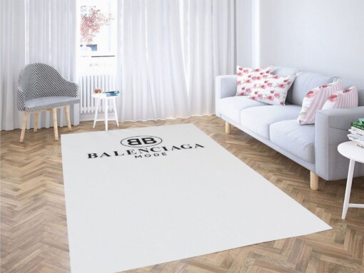 Balenciaga Mode Soft Color Grey Carpet Rug