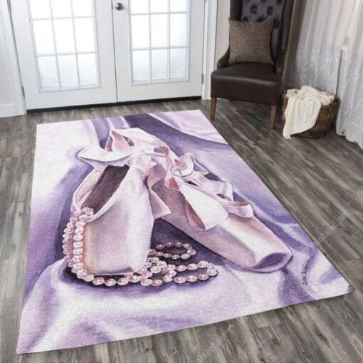Ballet Pointe Shoes Rectangle Limited Edition Rug