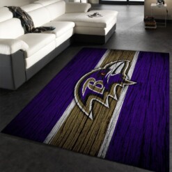 Baltimore Ravens Rug  Custom Size And Printing