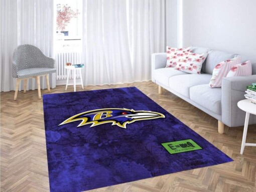 Baltimore Ravens Wallpaper Carpet Rug