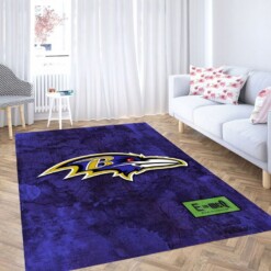 Baltimore Ravens Wallpaper Living Room Modern Carpet Rug
