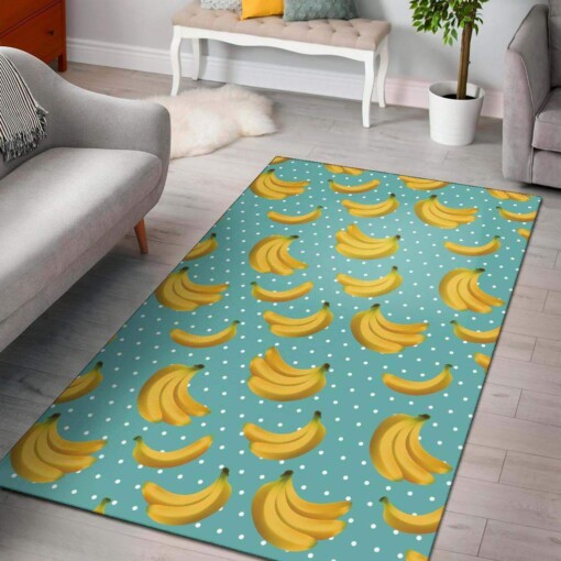 Banana Pattern Print Design Limited Edition Rug