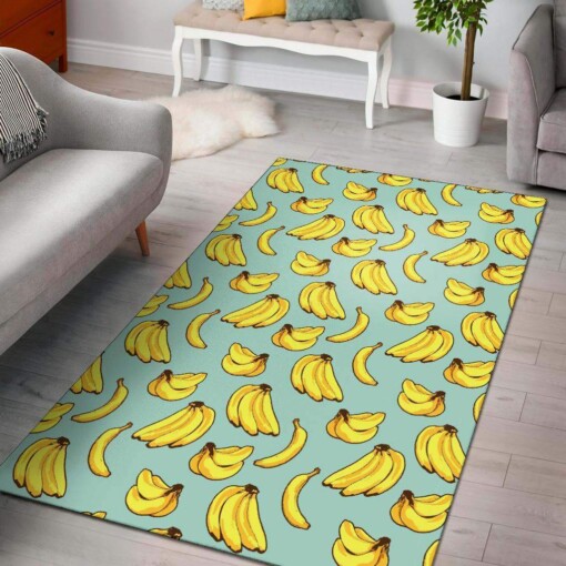 Banana Pattern Print Design Limited Edition Rug