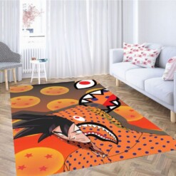 Bape Anime Living Room Modern Carpet Rug